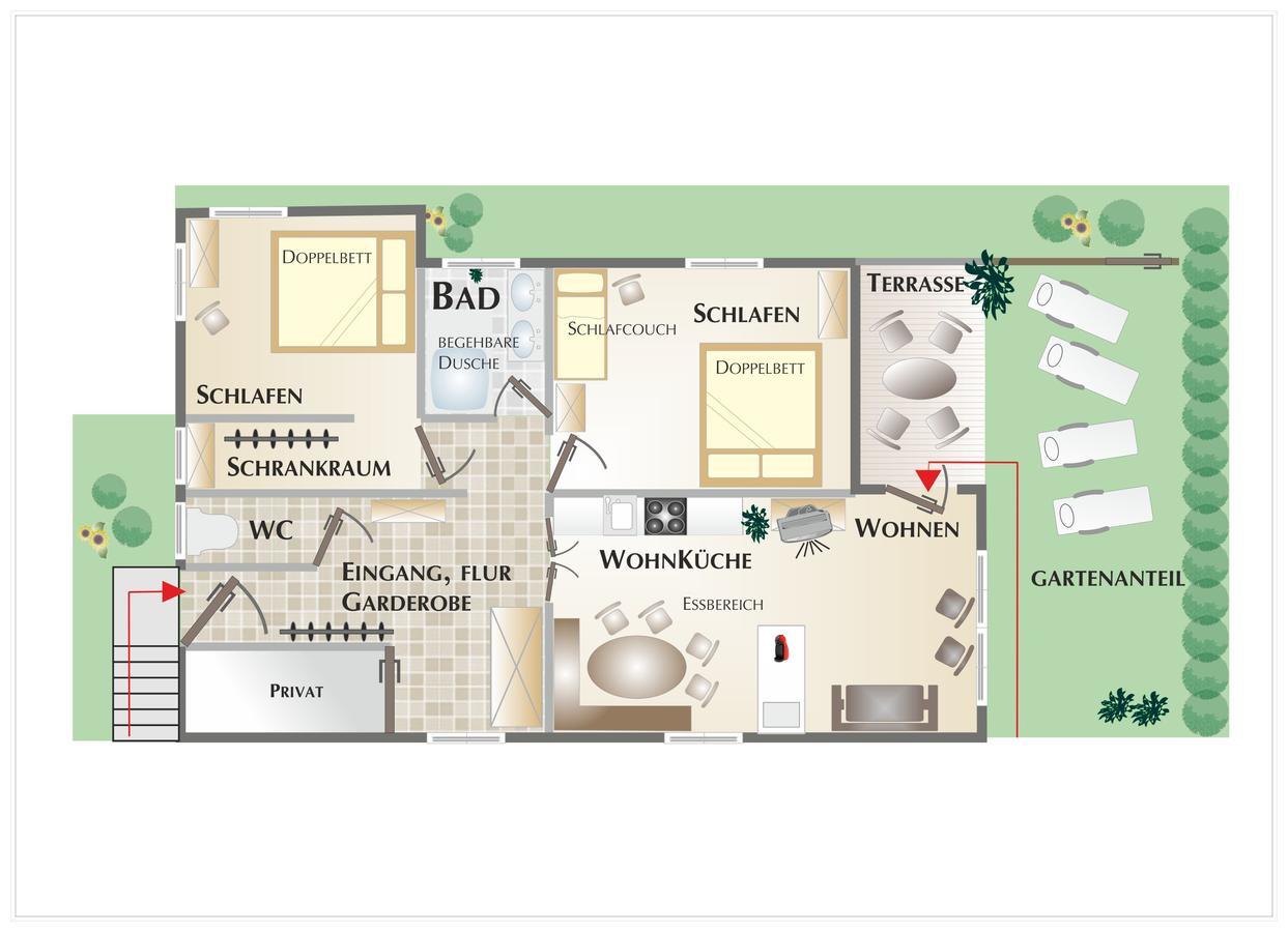 Moida-Ferienwohnung Fügen Exteriör bild